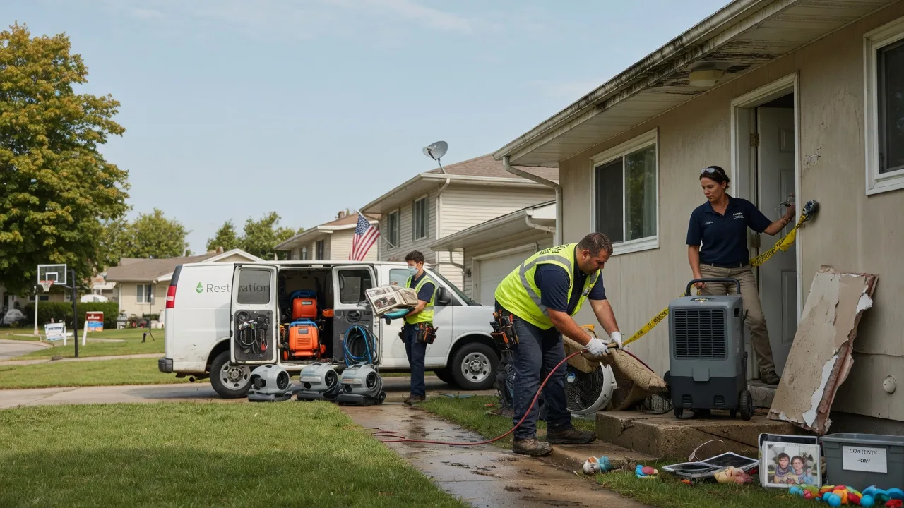 Water Damage Restoration in Partridge, KS near me